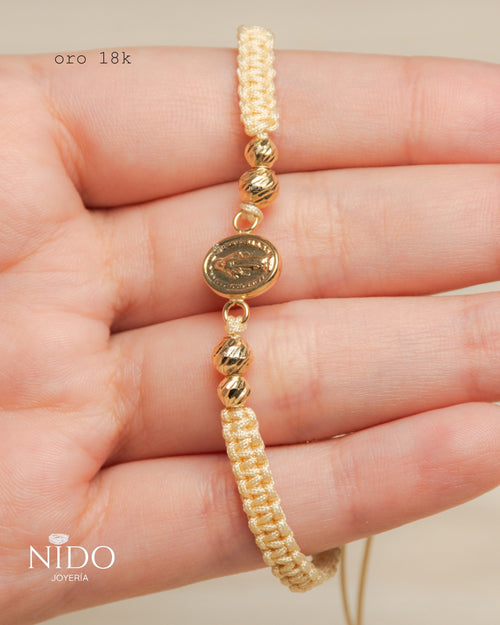 Herraje virgen mediano peso 0,44 gramos con 2 balines #5 y 2 balines #4