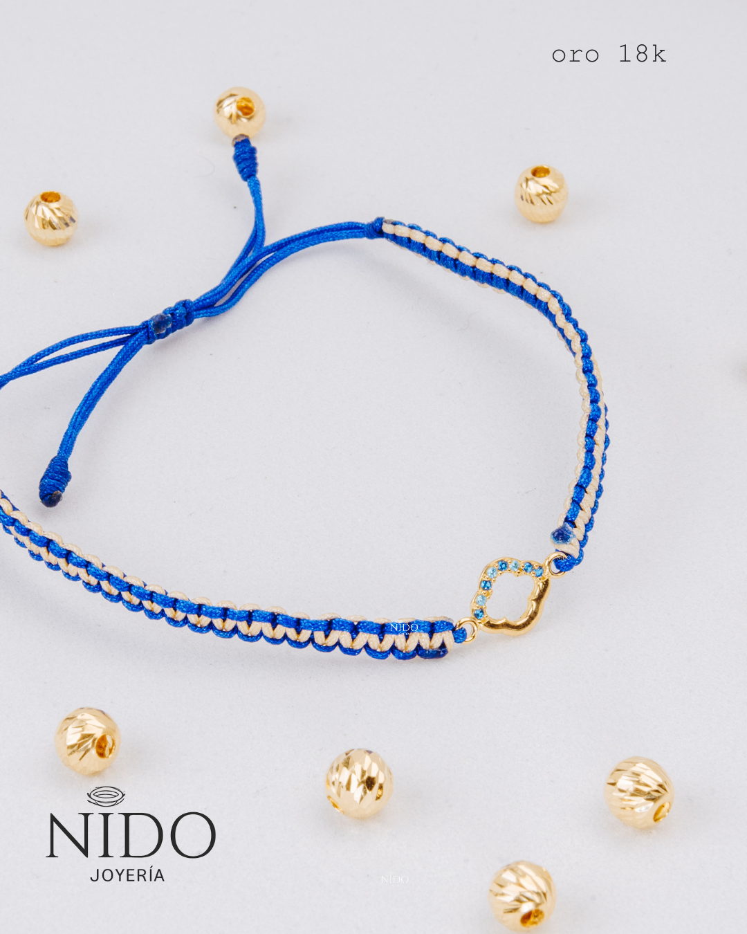 Herraje nube circon azul