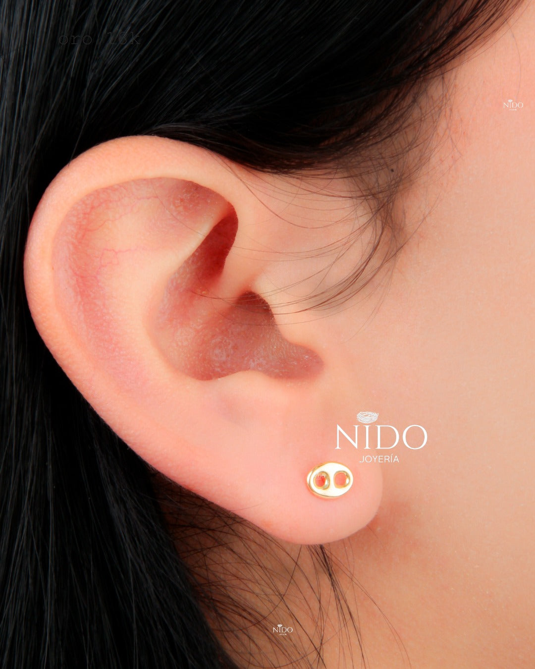 Topo Gucci No.3 peso 0,58 gramos 18k