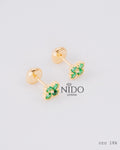 Topo Van Cleef pequeño piedra peso 0,91 gramos 18k