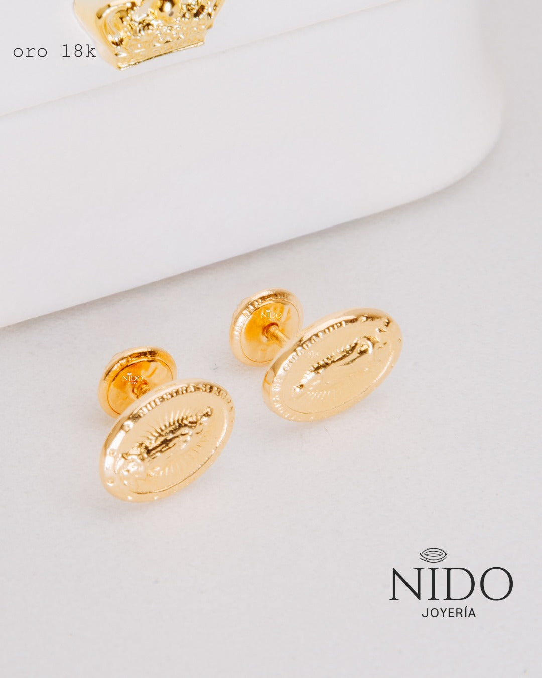 Topo virgen grande peso 0,89 gramos 18k