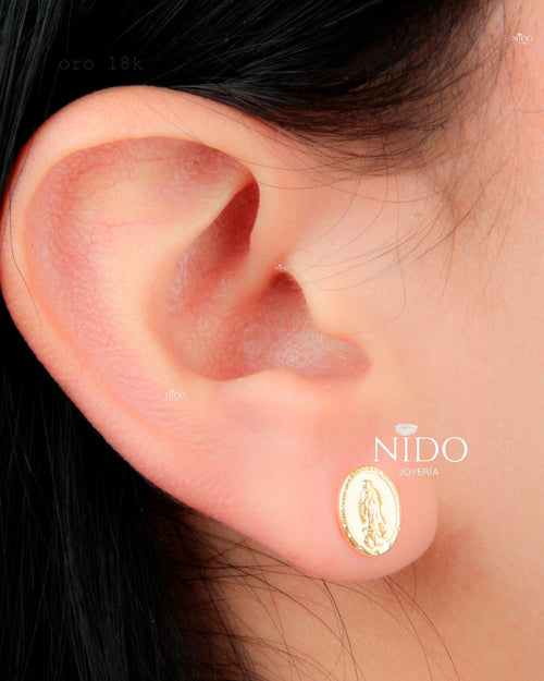 Topo virgen grande peso 0,89 gramos 18k