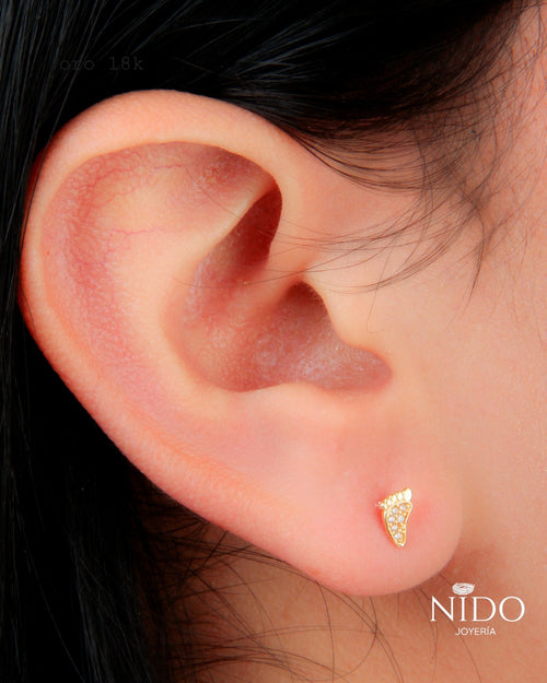 Topos pies bebé peso 0,76 gramos 18k