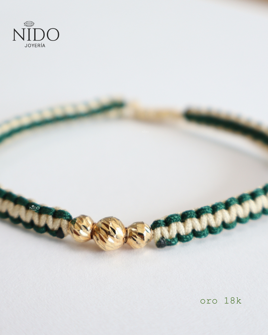 ✨Pulsera bicolor 1 balin #5 más dos balines #4
