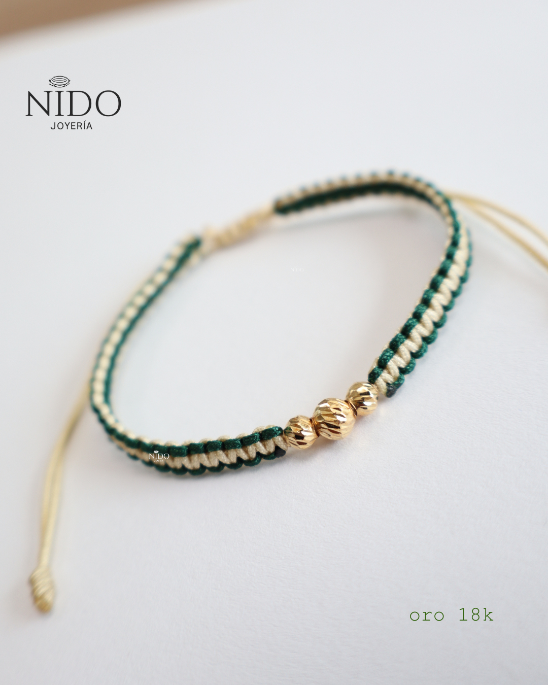 ✨Pulsera bicolor 1 balin #5 más dos balines #4